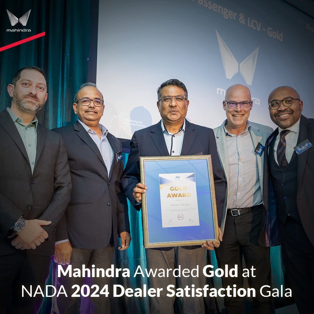 Mahindra SA Earns Prestigious NADA 2024 Gold Award!